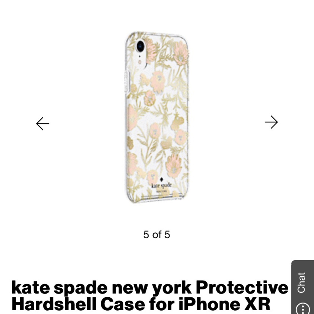 iPhone XR kate spade hard shell case